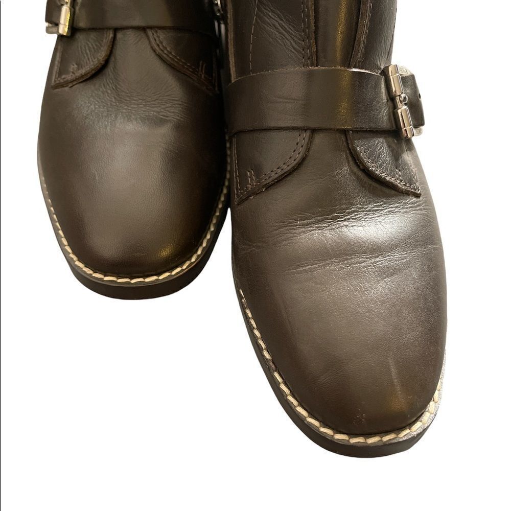 Ivanka Trump Women's Coris Moto Combat Mid‎ Calf Boots - Picture 8 of 13